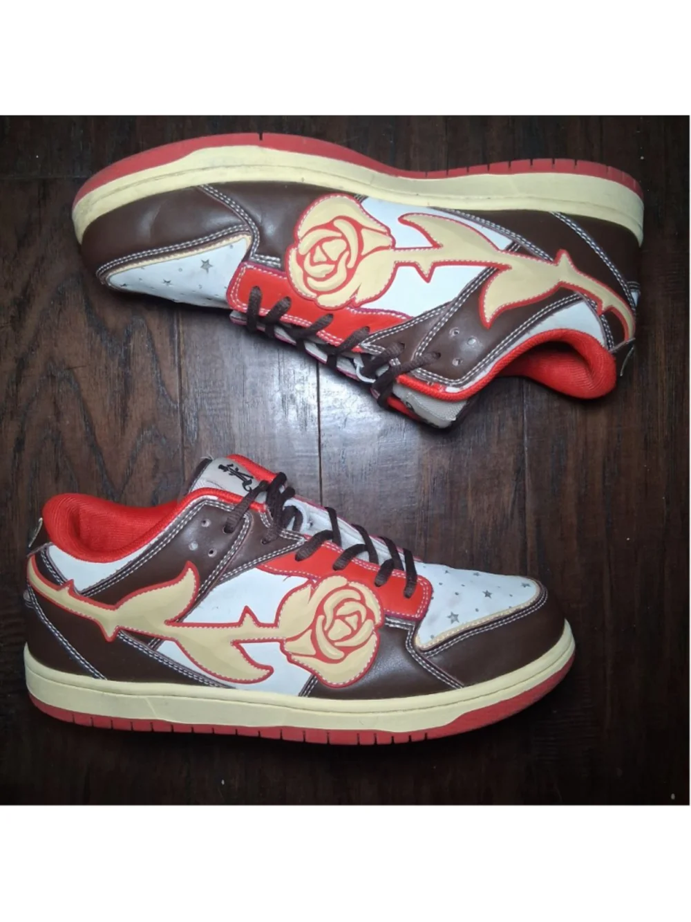KIZO Kicks College Dropout Red Rose Sneakers